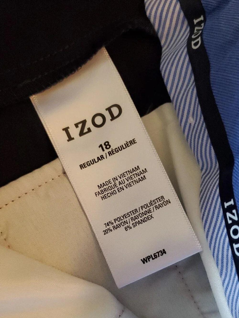 Izod Boys Navy Two-Button Blazer and Trouser Set with Gold Buttons